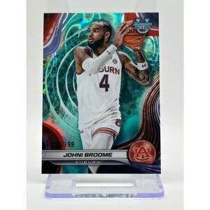 2024-25 Bowmans Best University Johni Broome Aqua Lava Refractor 65/199 SP 76ers